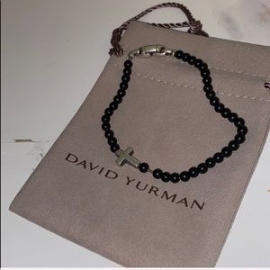 David Yurman Black Onyx Cross Bracelet